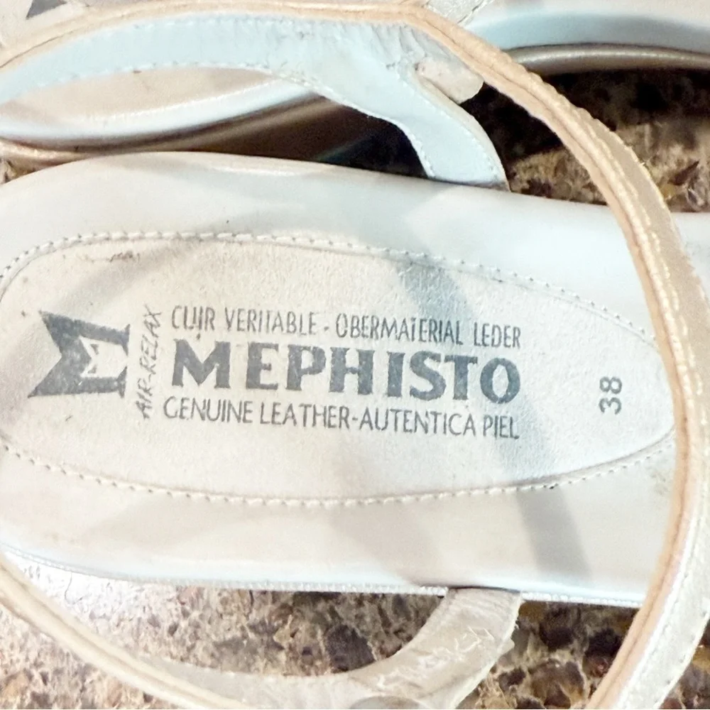 Mephisto Women's Air Relax Platform Dress Sandal size 38